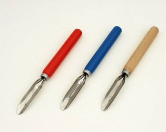 Škrabka na zemiaky ĽAVÁ nerez/drevo