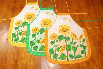 Zástěra 73x60cm SLUNEČNICE