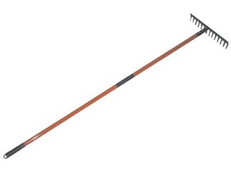 hrábě 14z, d.35cm kov. S NÁSADOU sklolaminát 140cm