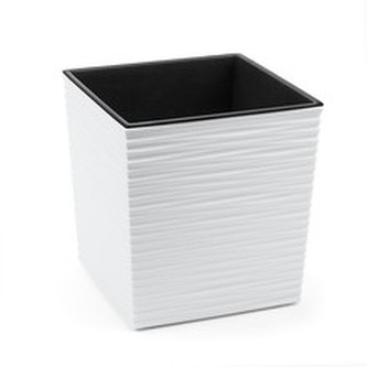Obal JUKA 30x30cm/výška 30,5cm vrub biela