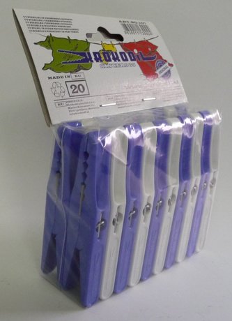 Kolíčky prádelní SUPER KROKODIL 20ks