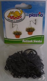 Závěs řetízek na žard.Siesta d25 a 30 kovový Č