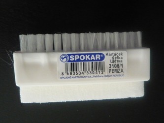 Kartáček na ruce 3105/726 s pemzou - mix