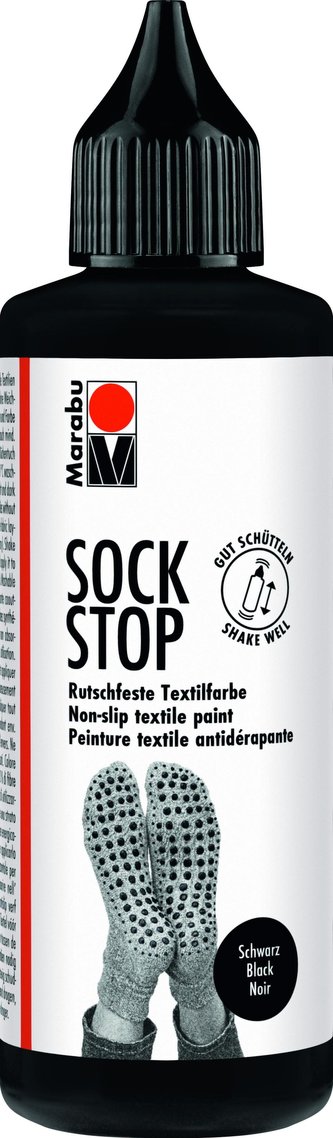 Marabu Sock Stop Protiskluzová barva - černá 90ml