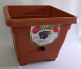 Květináč obal hranatý BERGAMOT 40x40 terakota samozavlažovací