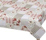 Ubrus EMA - barevný patchwork - kulatý průměr 130 cm  (foto viz dezén)