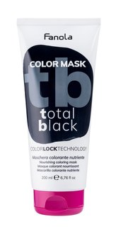 Fanola Color Mask Barva na vlasy 200 ml Total Black pro ženy