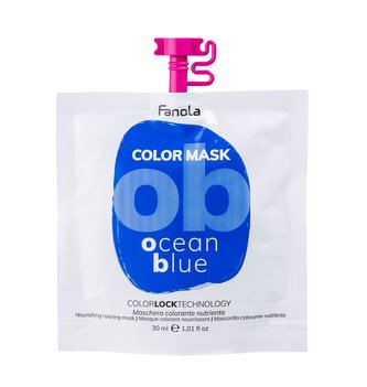 Fanola Color Mask Barva na vlasy 30 ml Ocean Blue pro ženy