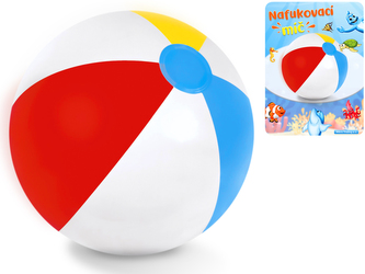 Lopta nafukovacia 50cm 3pruhy 24m + v sáčku