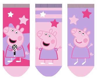 SADA 3 KS PONOŽKY PEPPA PIG - velikost 27-30