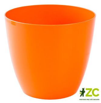 Obal Ella - lesklá oranžová 25 cm