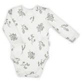 Kojenecké body s dlouhým rukávem Nicol Ella bílé - velikost 74 (6-9m)