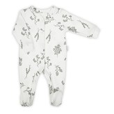 Kojenecký bavlněný overal Nicol Ella bílý - velikost 62 (3-6m)