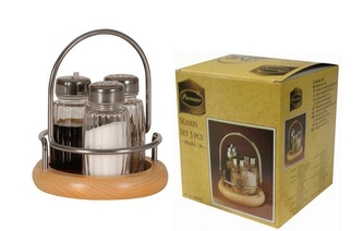 Dochucovací sada 3díly + stojan  PRESIDENT