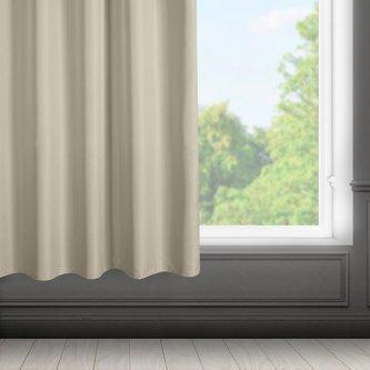 Dekoračný krátky záves s riasiacou páskou SAMARA cappuccino 140x175 cm MyBestHome