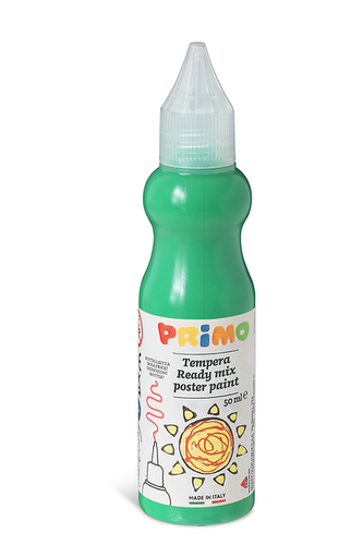 Temperová barva 3D PRIMO, 50ml, lahvička s tenkým hrotem, zelená