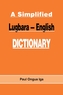 A Simplified Lugbara-English Dictionary
