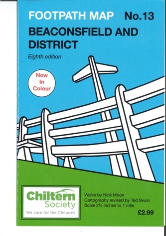 Map 13 Chiltern Society Footpath Map No. 13 Beaconsfield and District