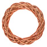 Proutěný věnec, medová barva