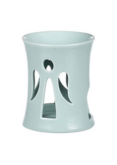 Aroma lampa s andělem, zelená barva, porcelán.