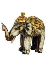 Slon antik - dřevořezba