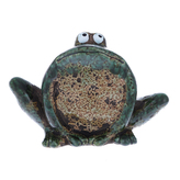 Žába keramická, zahradní dekorace.