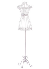 Stojan na oblečení - panna. Kovová interiérová dekorace.
