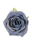 Růže, barva modrá. Květina umělá vazbová. Cena za balení 12 kusů