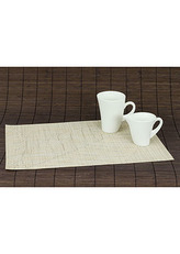 Prostírání plastové, písková barva.