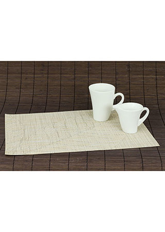 Prostírání plastové, písková barva.