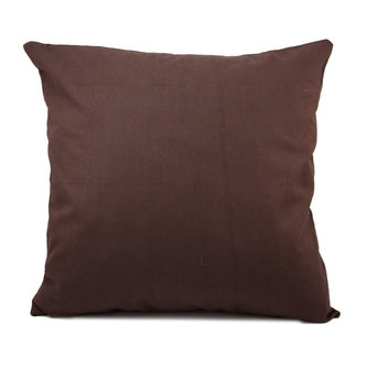 Povlak na polštář 40*40 cm, čokoládově hnědá, II. jakost