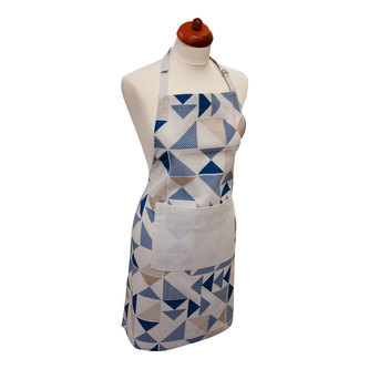 Kuchyňská zástěra, 60 x 80 cm, geometrické vzory