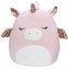 SQUISHMALLOWS Růžovo zlatý alicorn - Grecia, 30 cm
