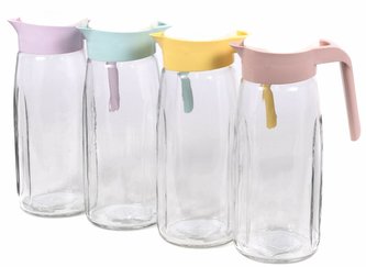 Džbán sklo 1,5L s víkem  STRIPE
