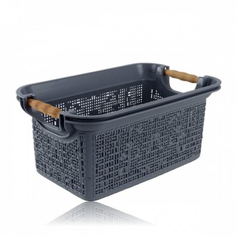 Košík PH 32x20x14cm  WOOW antracit