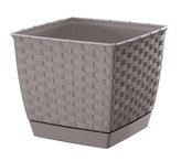 Květináč RATOLLA SQUARE 14,5cm mocca