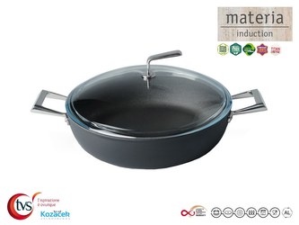 Pánev nepřilnavá ¤28cm 2 ucha  MATERIA indukce