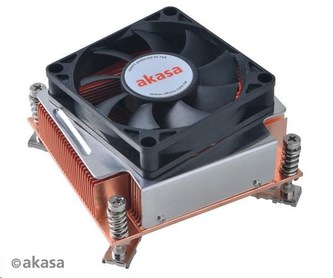 AKASA chladič CPU AK-CC7302BT01 pre Intel LGA115X, 1200 a 1366