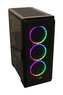 EUROCASE case ML G Apex, 2xUSB3.0, audio, bez zdroje, průhledná bočnice, černá