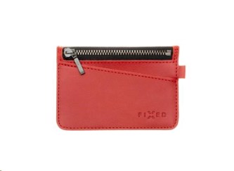 FIXED kožená peněženka Smile Coins se smart trackerem Smile Pro, červená