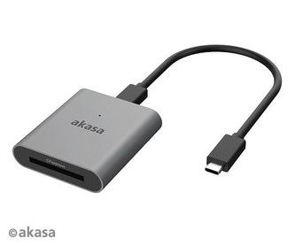 AKASA čítačka kariet AK-CR-11BK (CFexpress), externá, USB 3.2 Type-C