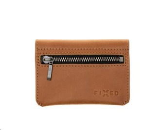 FIXED kožená peněženka Smile Tripple se smart trackerem Smile Pro, hnědá