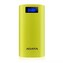 ADATA PowerBank P20000D - externí baterie pro mobil/tablet 20000mAh, 2,1A, žlutozelená/yellow green