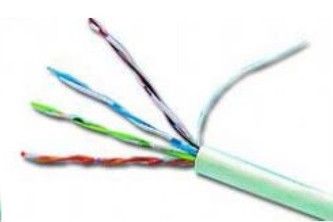 GEMBIRD UTP kabel, Cat5e, drát 305m, PVC, šedý