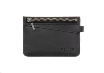 FIXED kožená peněženka Smile Coins se smart trackerem Smile Pro, černá