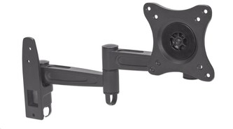 MANHATTAN Nástěnný držák LCD/  TV, kloubový, dvojité rameno (±15°/360°, 13"-30", max. 15kg)