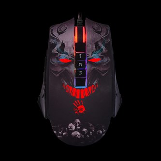 A4tech herní myš BLOODY P85S, ANIMATION GAMING, 8000DPI, USB, Skull, Core 3