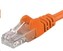 PREMIUMCORD Patch kabel UTP RJ45-RJ45 CAT5e 5m oranžová