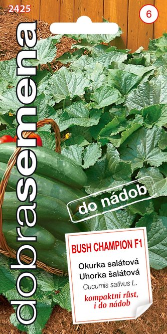 Dobré semená Uhorka šalátová do nádob - Bush Champion F1 10s