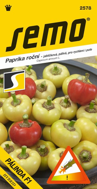 Paprika zel. pálivá F1 - Pálinda F1 jabĺčková 15s /SHU 2 500/